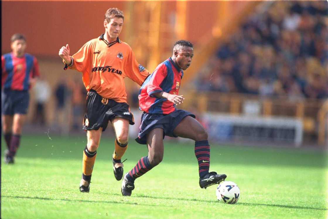 Nigerian footballer Haruna Babangida Nigerian footballer Haruna Babangida