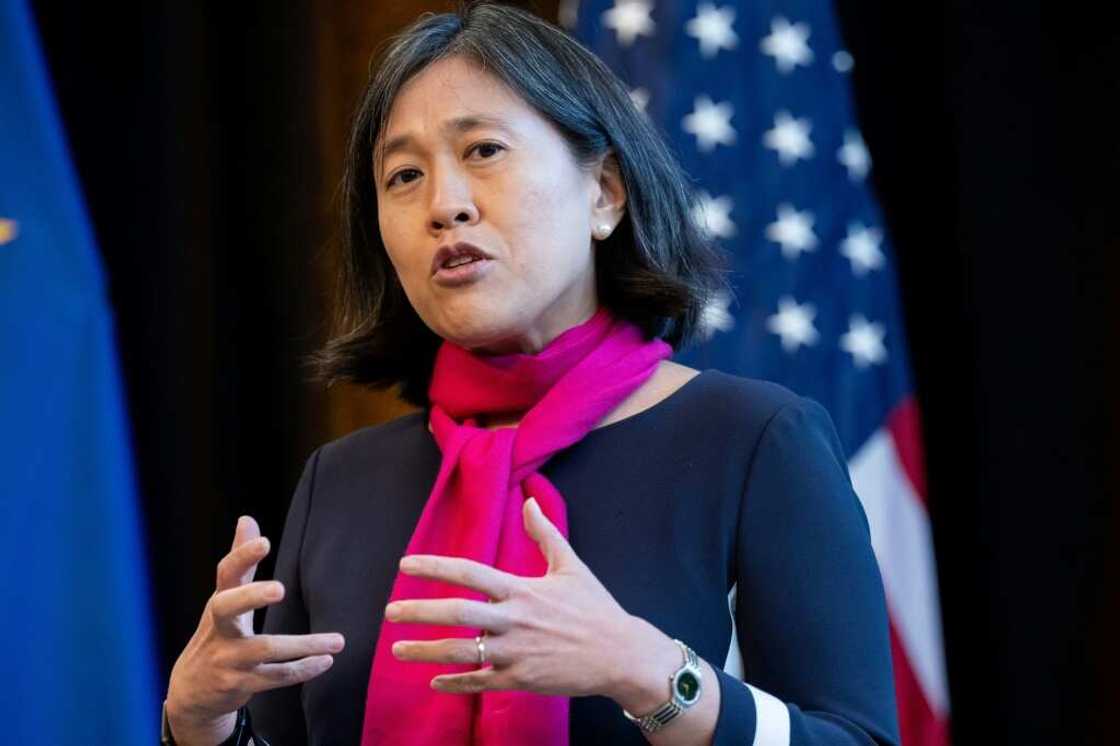 US Trade Representative Katherine Tai, seen in 2022, said a trade agreement with Taiwan 'represents an important step forward' in Washington's economic relationship with the island US Trade Representative Katherine Tai, seen in 2022, said a trade agreement with Taiwan 'represents an important step forward' in Washington's economic relationship with the island