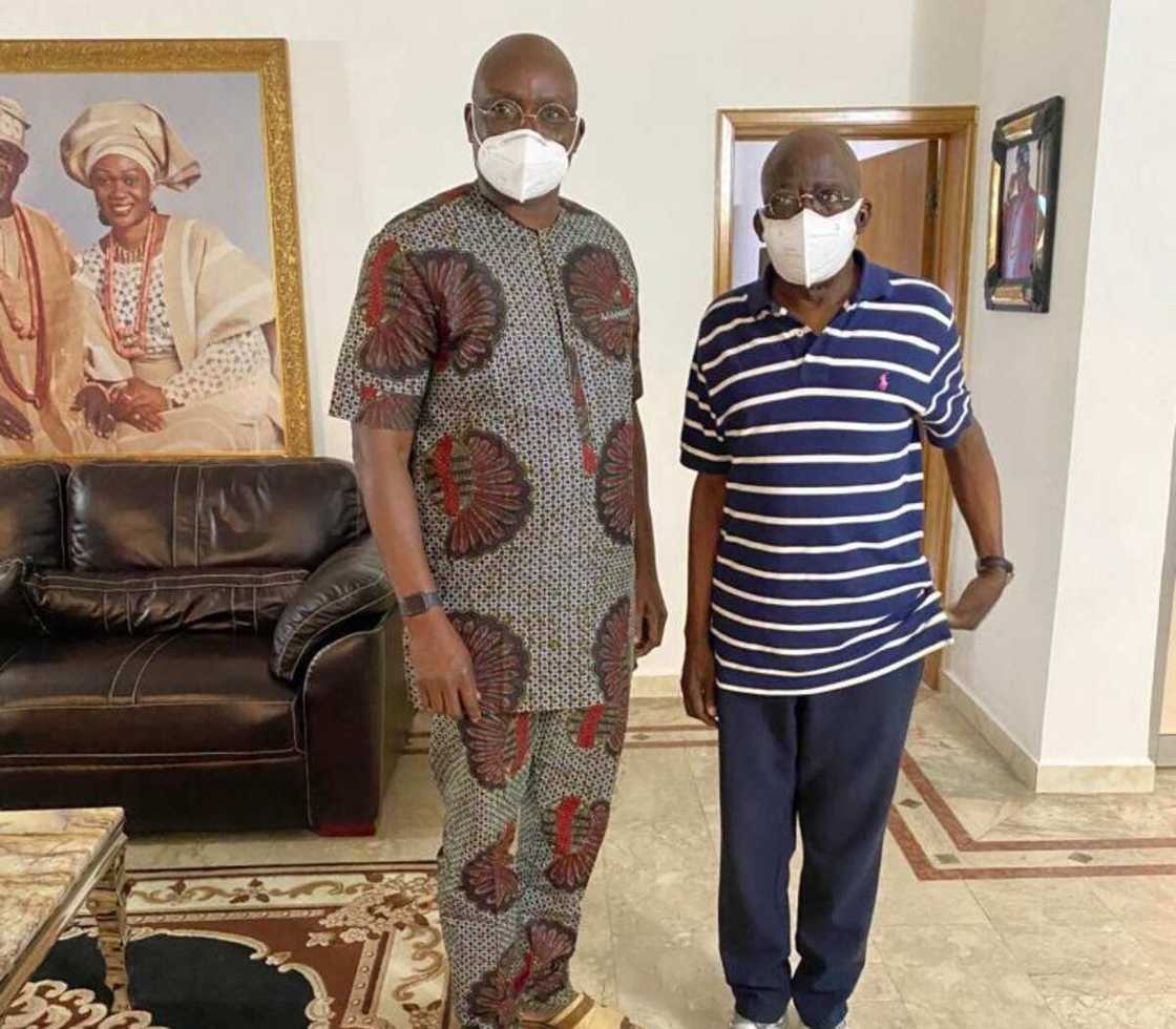 Fayose visits Tinubu in Lagos Fayose visits Tinubu in Lagos