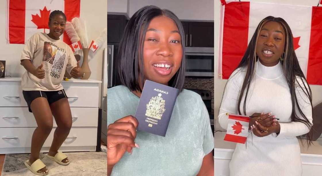Photos of a Nigerian lady who became a Canadian citizen. Photos of a Nigerian lady who became a Canadian citizen.