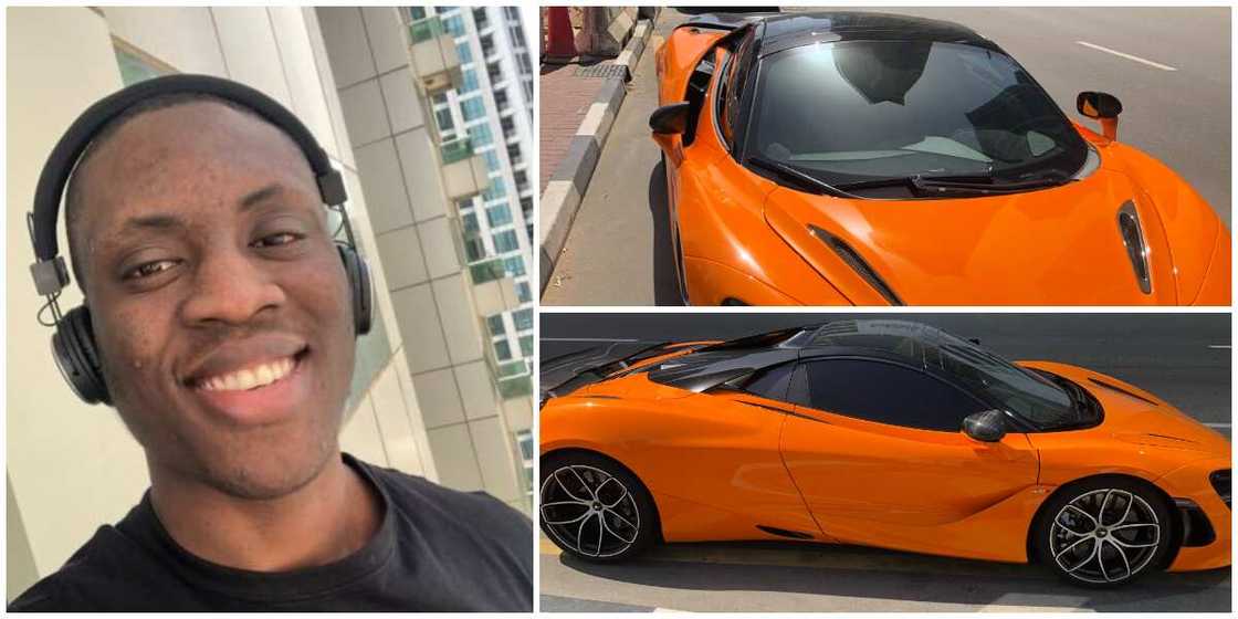 Young Man Shows Off His New McLaren Car Worth N118m, Nigerians Question the Source of His Wealth Young Man Shows Off His New McLaren Car Worth N118m, Nigerians Question the Source of His Wealth