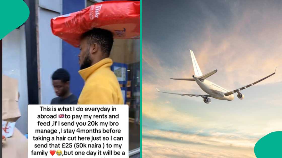 Nigerian man working hard in the UK.