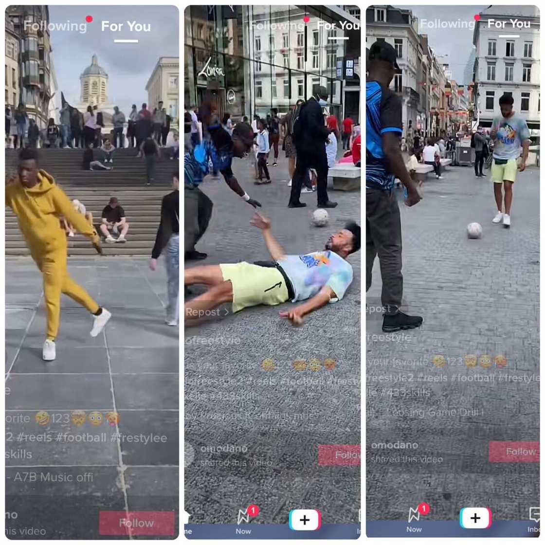 Man Effortlessly Tricks Stranger on Roadsides With His Football Skills, Video Stirs Reactions Man Effortlessly Tricks Stranger on Roadsides With His Football Skills, Video Stirs Reactions
