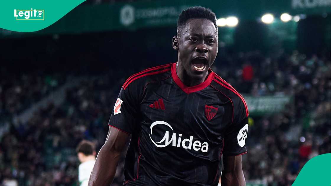 Akor Adams, Sevilla, Elche, Spain, La Liga.