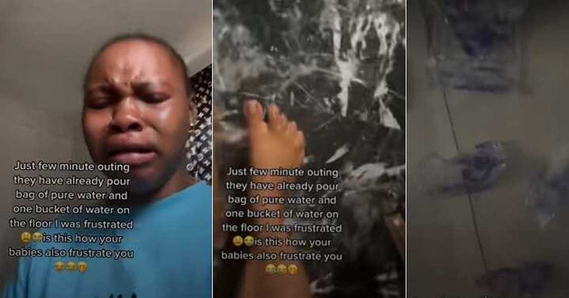 Mum in tears as toddlers mess up house Mum in tears as toddlers mess up house