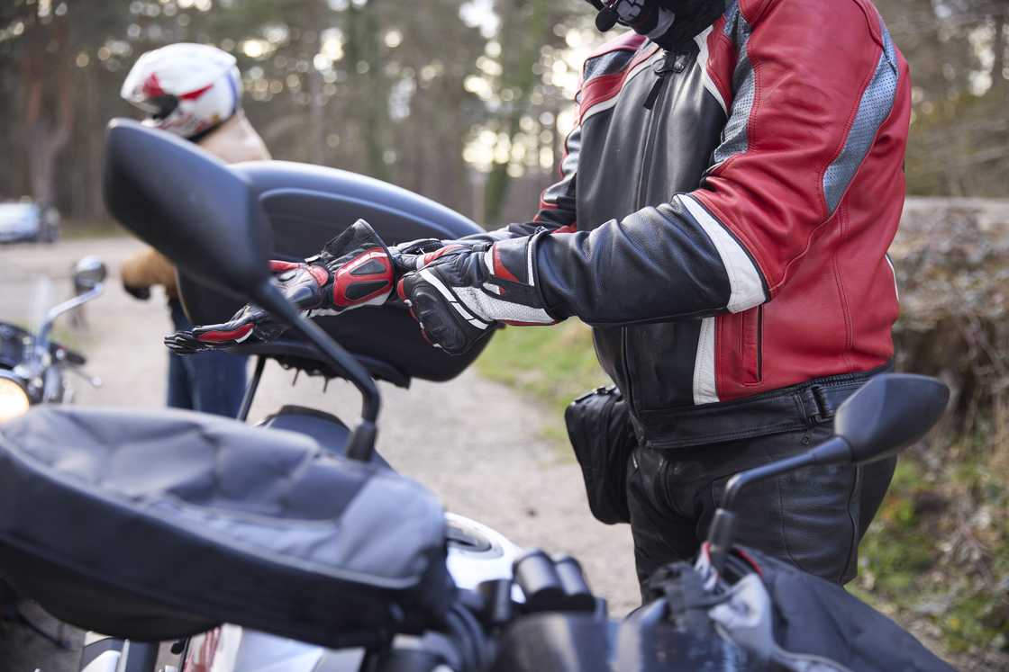 A biker A biker