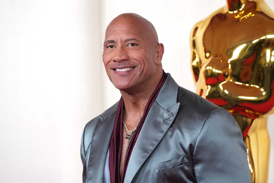 Dwayne Johnson attends the Annual Academy Awards at Dolby Theatre in Hollywood