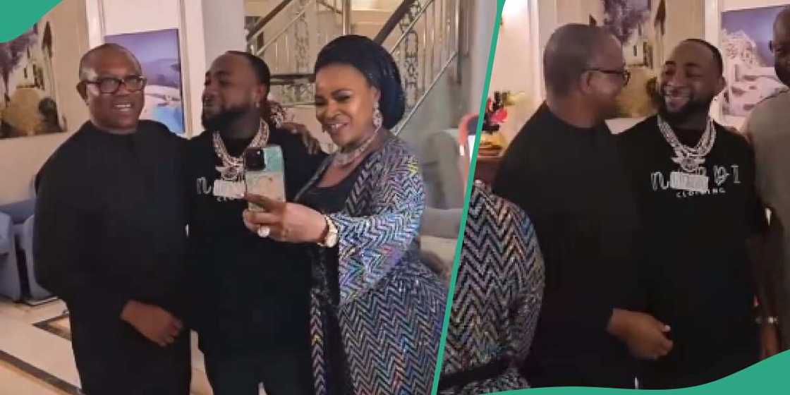 Davido and Peter Obi at TY Danjuma's 85th birthday party. Davido and Peter Obi at TY Danjuma's 85th birthday party.