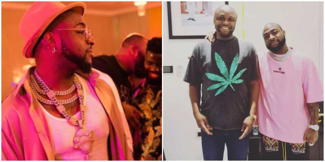 Isreal DMW provokes boss Davido again in public Isreal DMW provokes boss Davido again in public