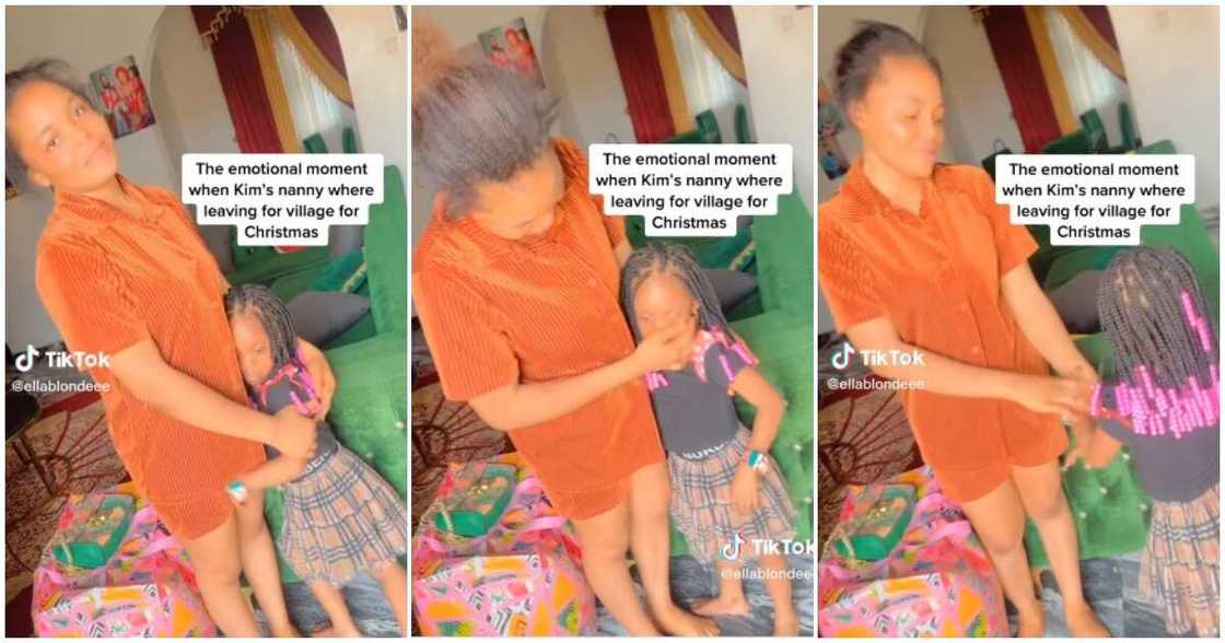 Nanny's skin, little girl, nanny, Christmas Nanny's skin, little girl, nanny, Christmas