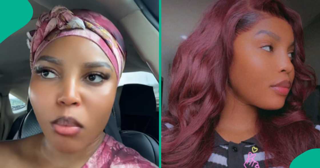 Lady reacts after her husband who asked her to dress up for an outing, took her to a football field.