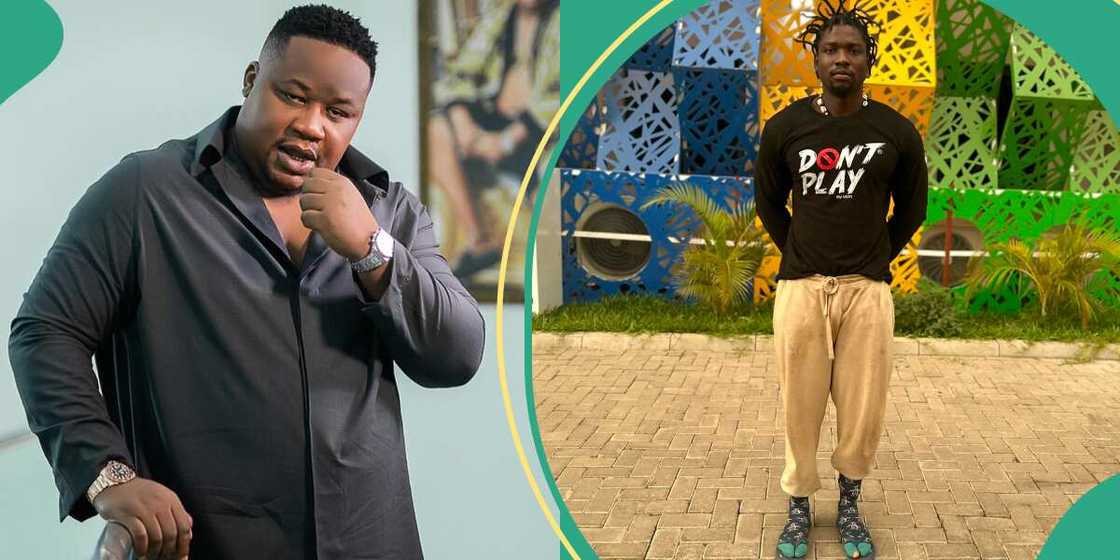 Cubana Chiefpriest celebrates Verydarkman's release from police custody. Cubana Chiefpriest celebrates Verydarkman's release from police custody.