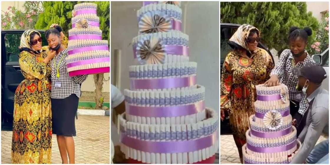 Actress Biodun Okeowo’s Daughter Overjoyed as She Receives Huge Money Cake on Birthday Actress Biodun Okeowo’s Daughter Overjoyed as She Receives Huge Money Cake on Birthday