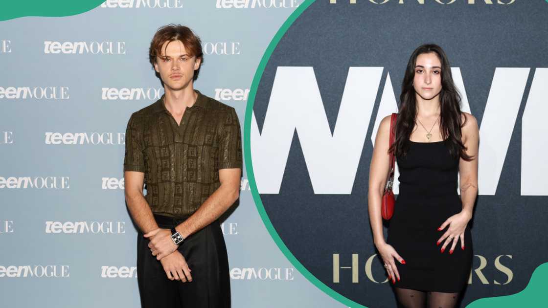 Christopher Briney at Teen Vogue Summit (L). Isabel Machado at the 2023 WWD Honors (R) Christopher Briney at Teen Vogue Summit (L). Isabel Machado at the 2023 WWD Honors (R)