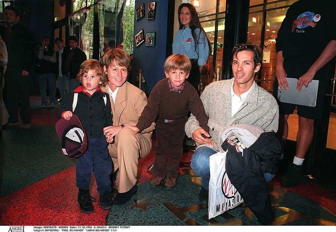 Luana Belmondo et sa famille Luana Belmondo et sa famille