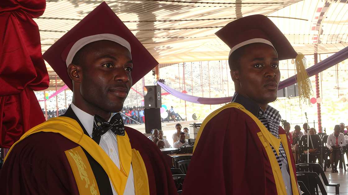 Caritas students in graduating Caritas students in graduating