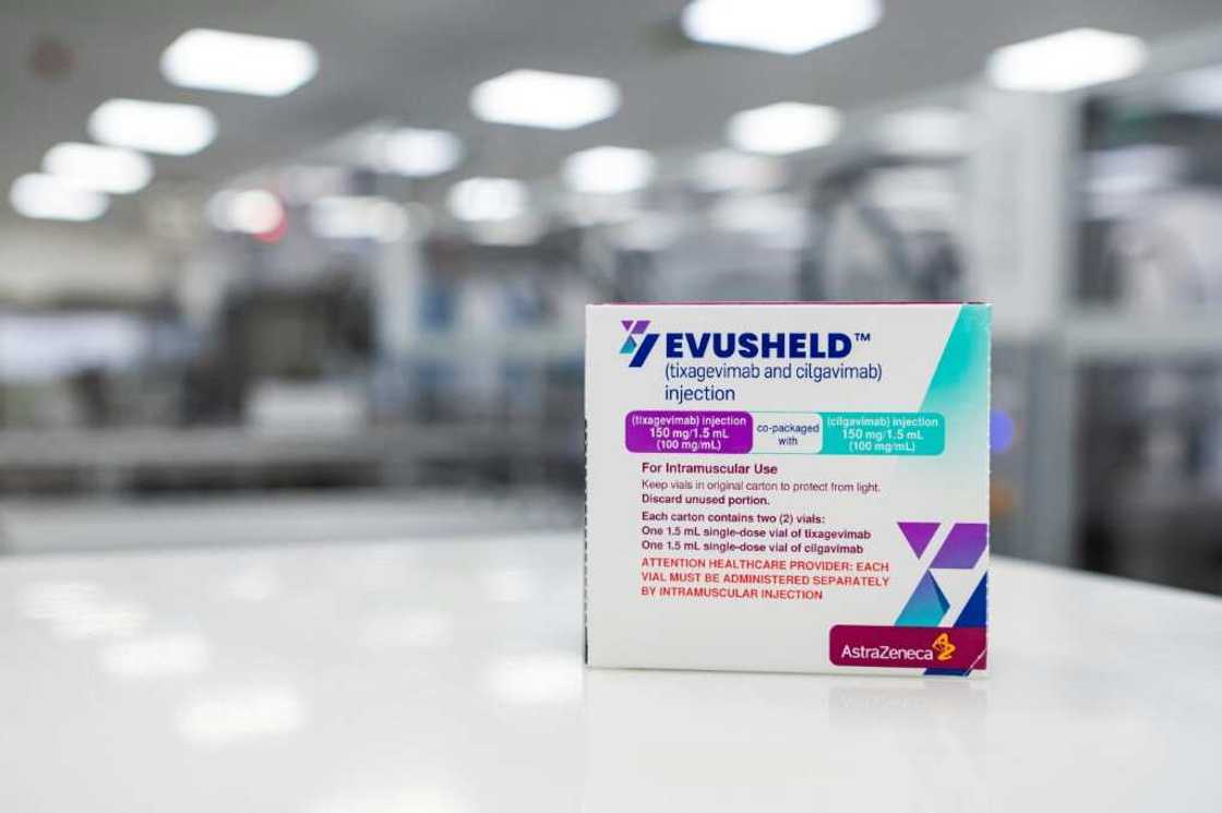 Evusheld is an antibody therapy developed by pharmaceutical company AstraZeneca for the prevention of Covid-19 in immunocompromised patients Evusheld is an antibody therapy developed by pharmaceutical company AstraZeneca for the prevention of Covid-19 in immunocompromised patients