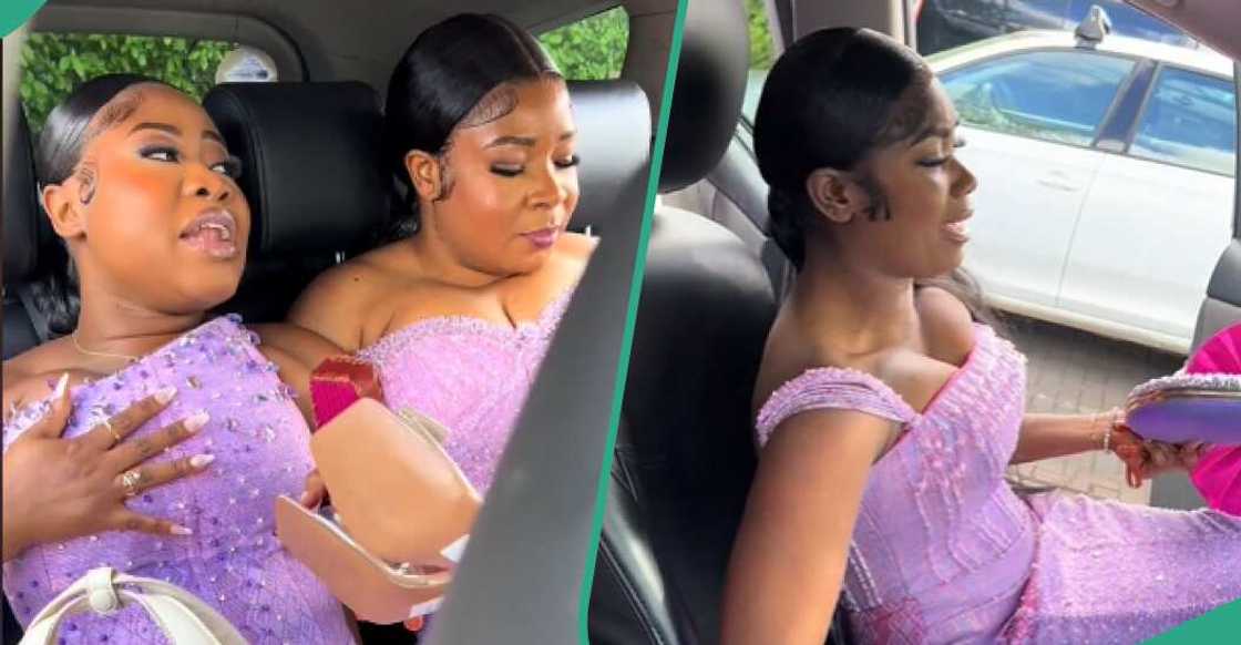 Asoebi ladies on tight corset dresses Asoebi ladies on tight corset dresses