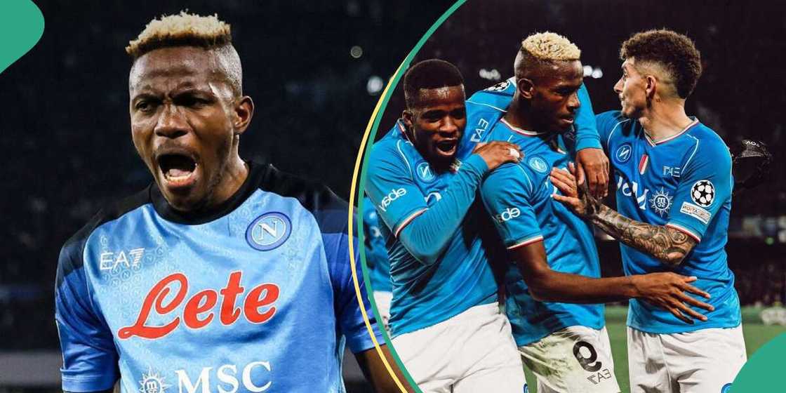 Victor Osimhen's goal for Napoli against Barcelona made history Victor Osimhen's goal for Napoli against Barcelona made history