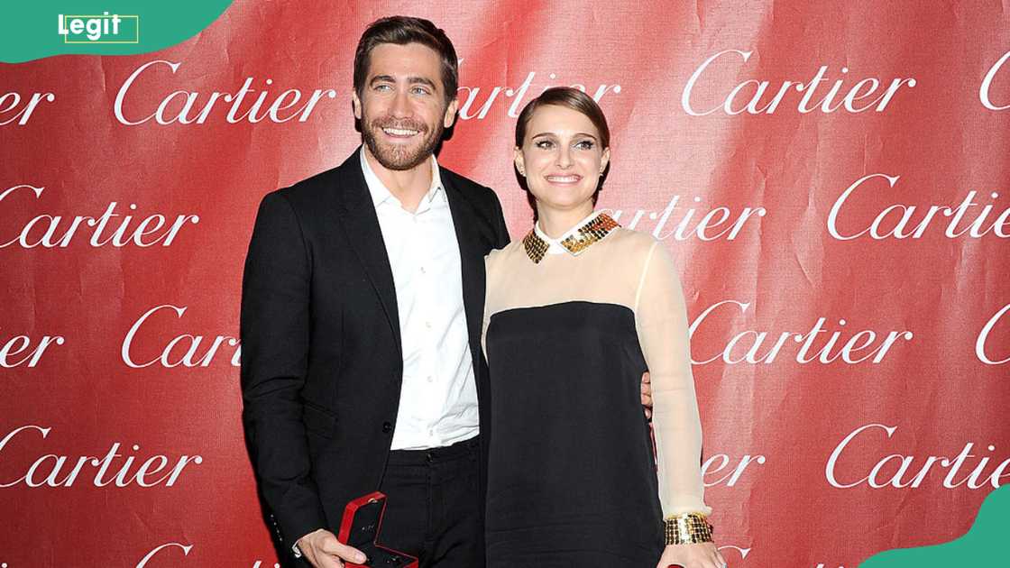 Jake Gyllenhaal and Natalie Portman at the Palm Springs Convention Centre