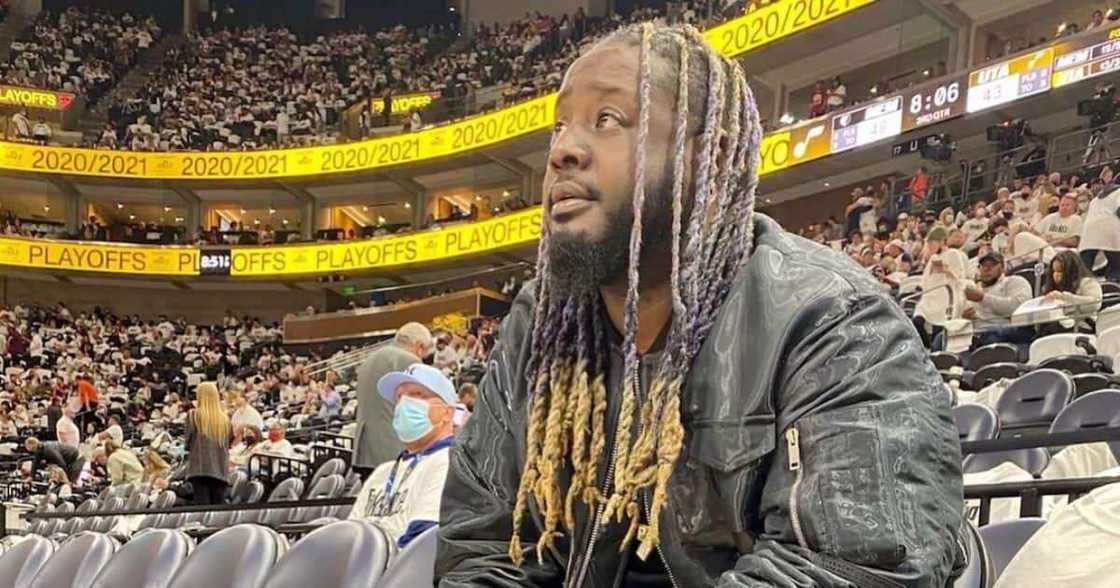 A photo of T-Pain. A photo of T-Pain.