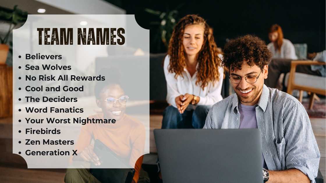 Work Team Names 300+ Best Team Names For Work Groups To Inspire