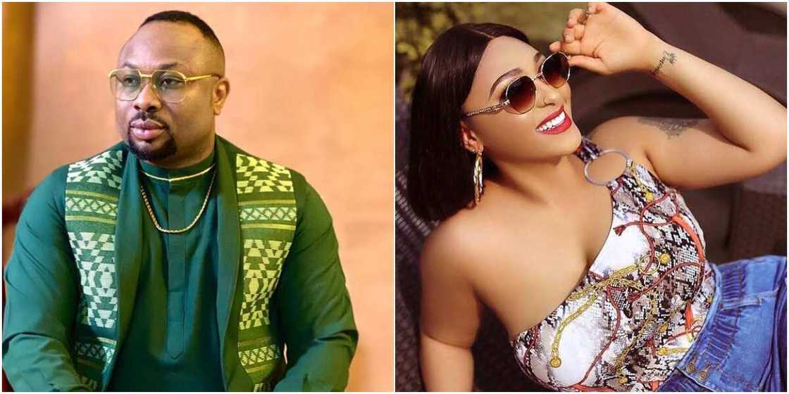 Olakunle Churchill and wife Rosy Meurer Olakunle Churchill and wife Rosy Meurer