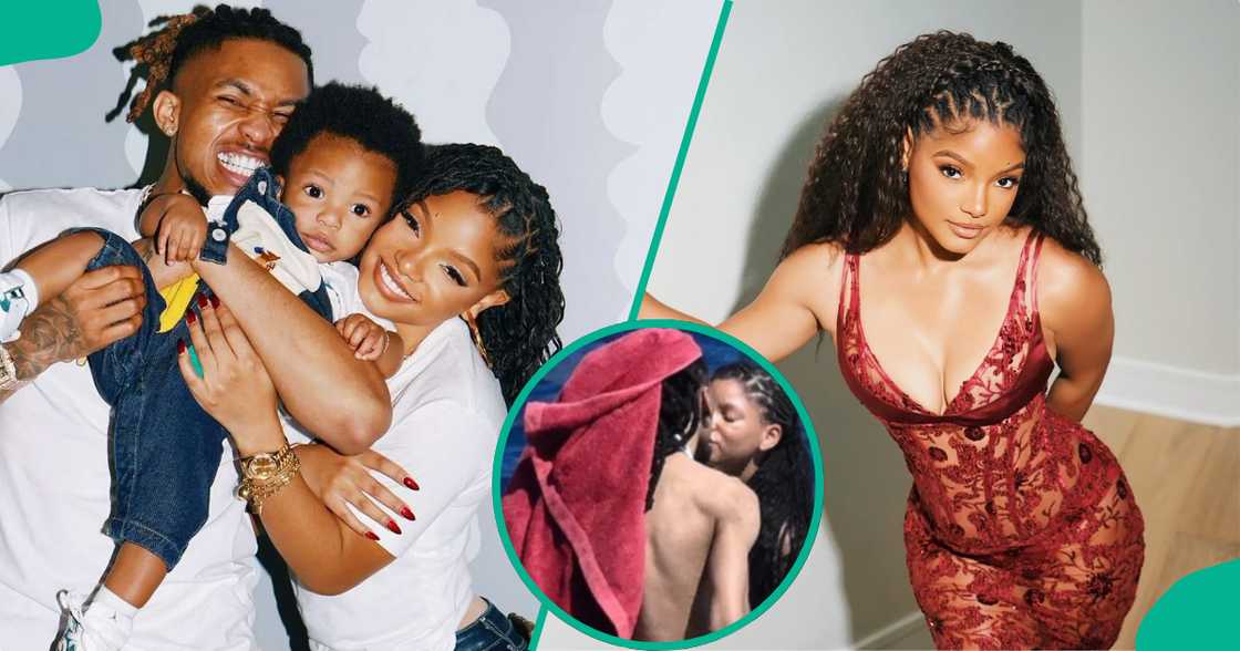Halle Bailey seen with a new man as she holidays in Italy.