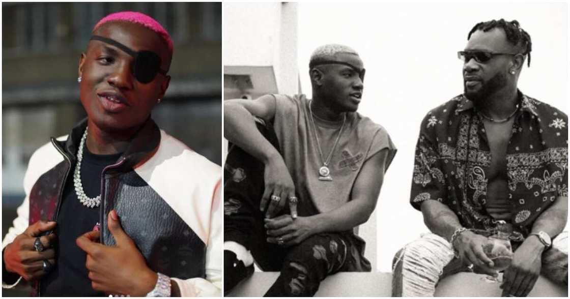 Photos of singer Ruger and D'Prince Photos of singer Ruger and D'Prince