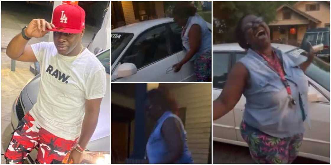 Sweet Moment Mum Screamed for Joy as Son Surprises Her Early in the Morning with a Car Goes Viral Sweet Moment Mum Screamed for Joy as Son Surprises Her Early in the Morning with a Car Goes Viral