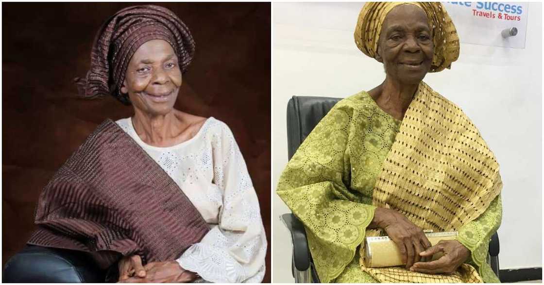 Iya Osogbo: Oldest Nigerian actress Grace Oyin Adejobi. Iya Osogbo: Oldest Nigerian actress Grace Oyin Adejobi.