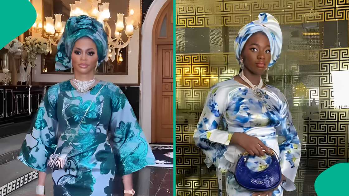 Shade Okoya's daughter copies her outfits