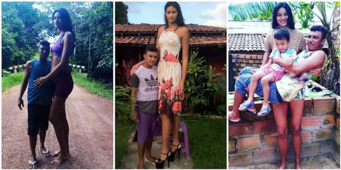 Yarinyar da ta fi kowa tsawo a Brazil ta yi wuff da matashin da ta dara tsawo nesa Yarinyar da ta fi kowa tsawo a Brazil ta yi wuff da matashin da ta dara tsawo nesa