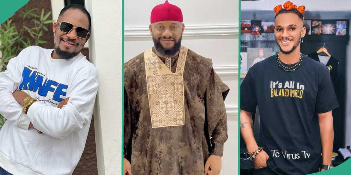 Junior Pope, Yul Edochie celebrates TC Okafor's survival Junior Pope, Yul Edochie celebrates TC Okafor's survival