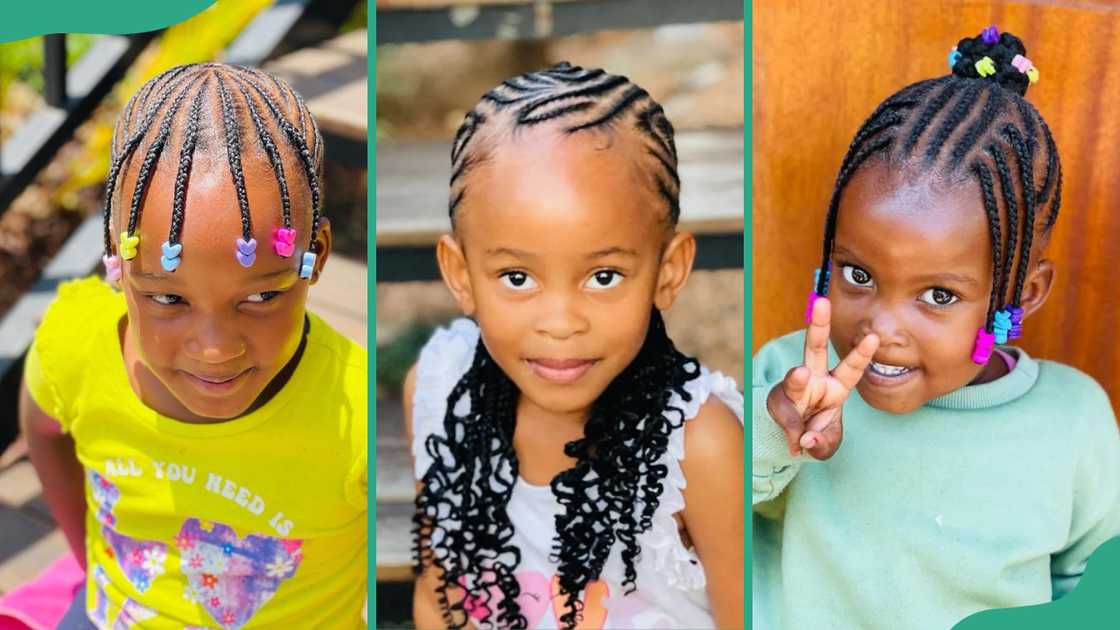 Children wearing kids' hairstyles for school Children wearing kids' hairstyles for school