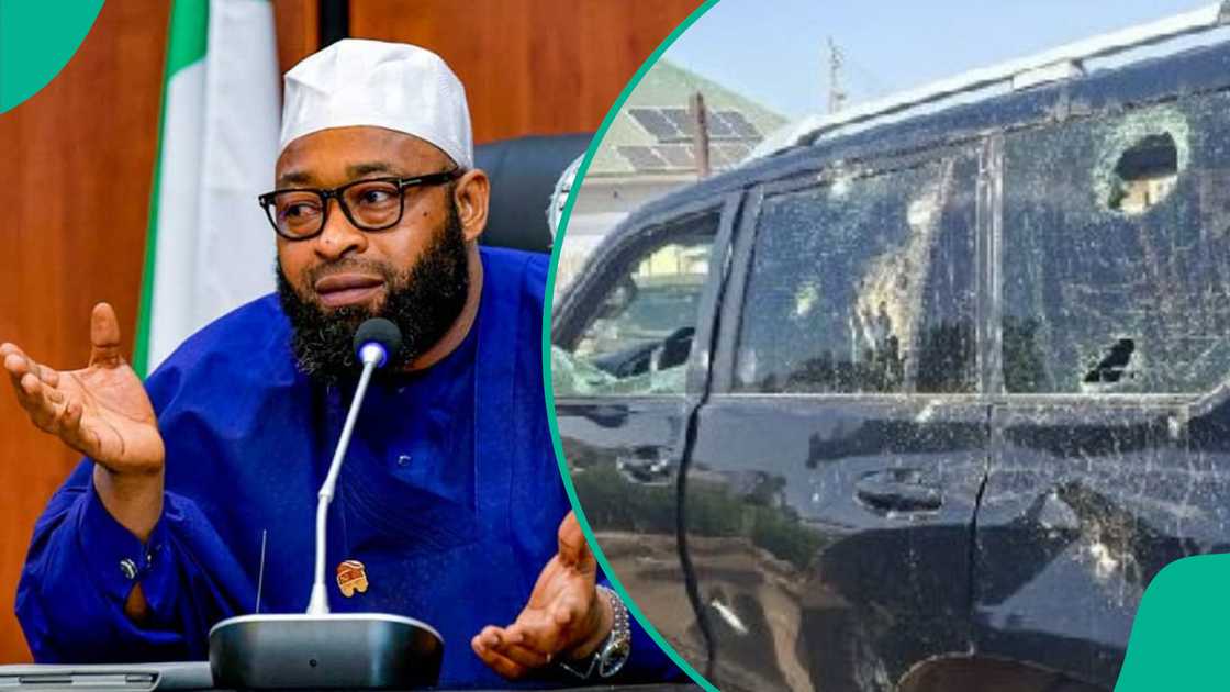 Angry youths attack Niger State Governor's convoy Angry youths attack Niger State Governor's convoy