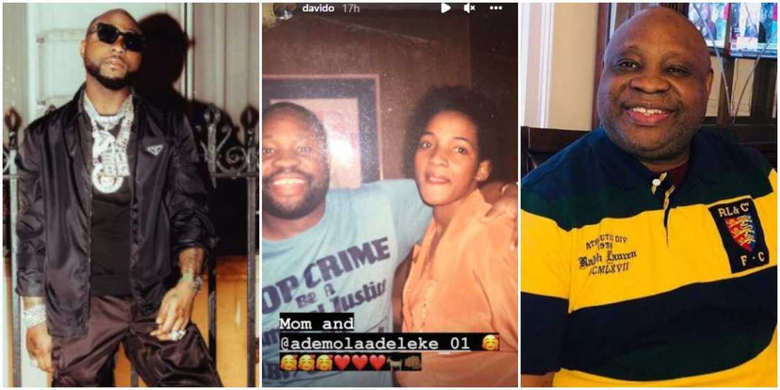 Davido shares throwback photo of mum Davido shares throwback photo of mum