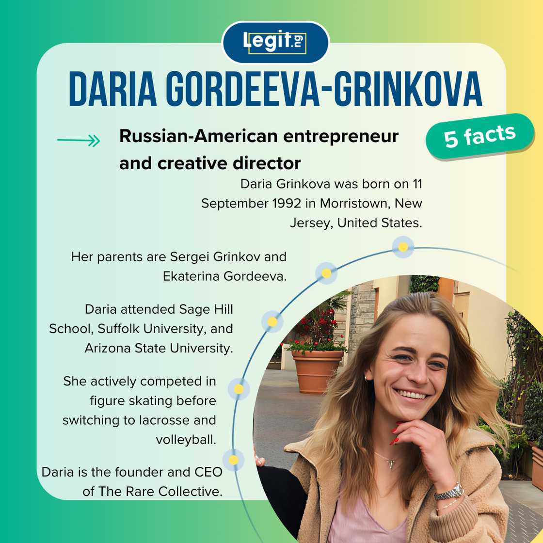 Five facts about Daria Sergeyevna Gordeeva-Grinkova.