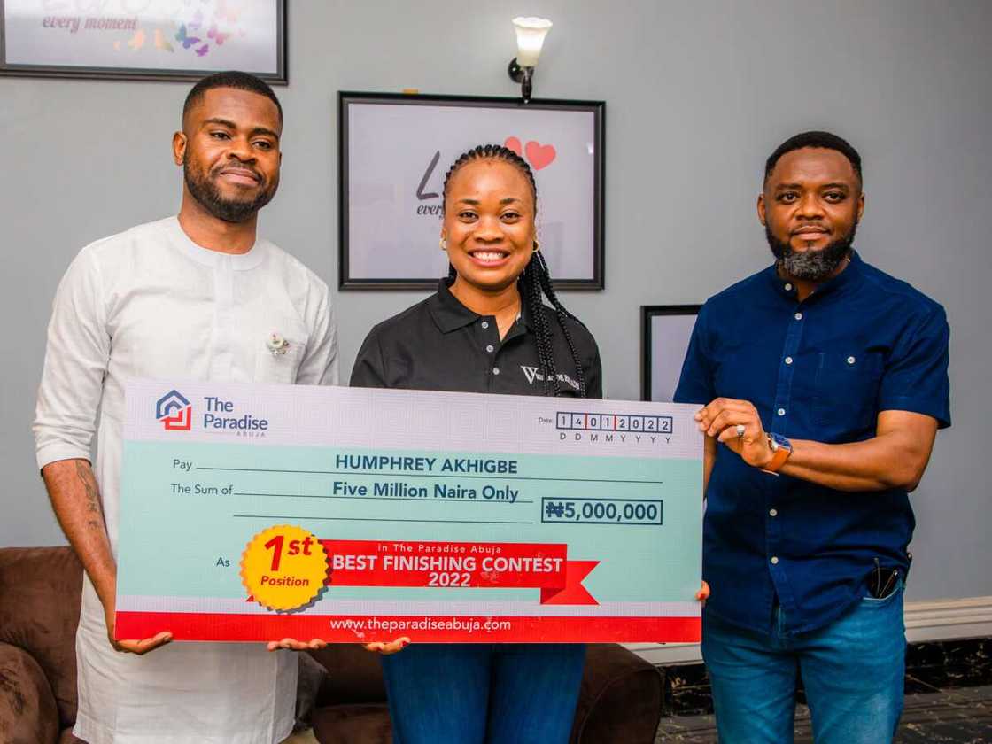 Paradise Estate Rewards Customers with N8m, Other Consolatory Prizes in Finishing Contest Paradise Estate Rewards Customers with N8m, Other Consolatory Prizes in Finishing Contest