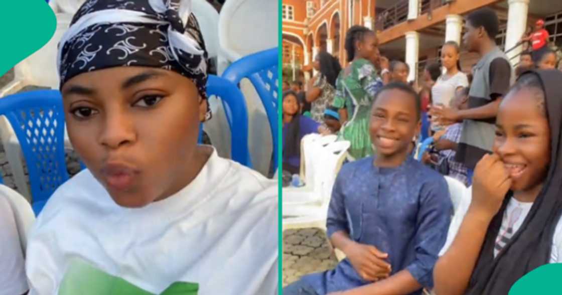 Nigerian man dances excitedly at Adeleke university. Nigerian man dances excitedly at Adeleke university.