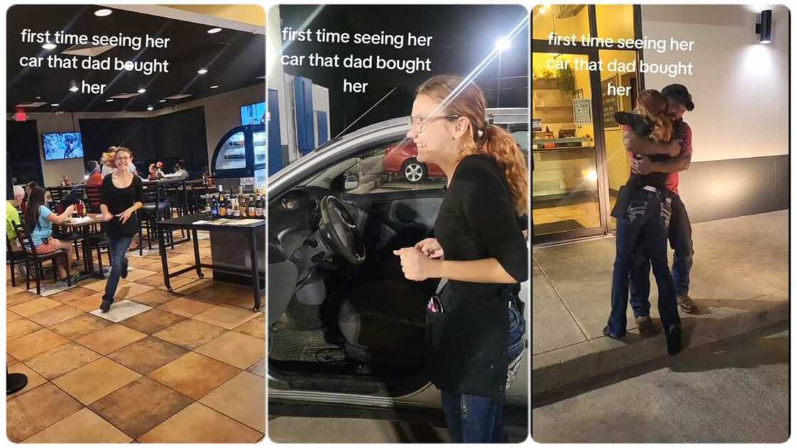 Photo of father and daughter Photo of father and daughter