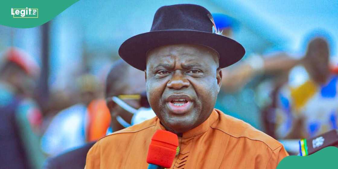 Gwamna Douye Diri. Gwamna Douye Diri.