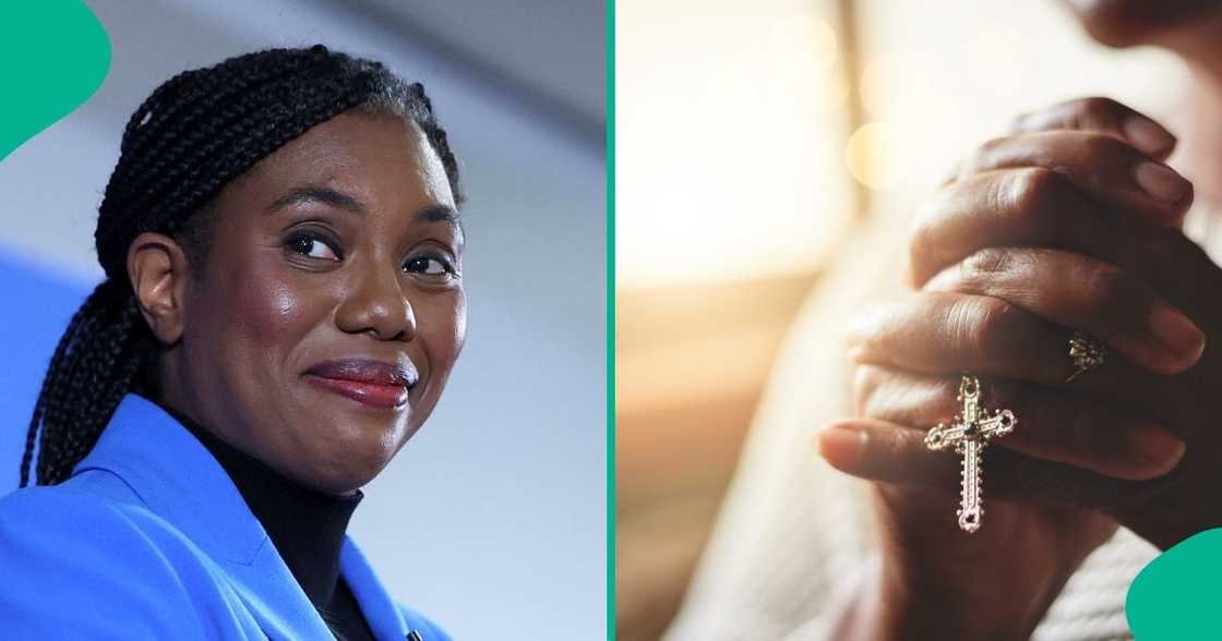 Kemi Badenoch once again shares the reason she ‘rejected God’. Kemi Badenoch once again shares the reason she ‘rejected God’.