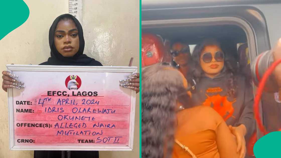 Crossdresser Bobrisky finally leaves Kirikiri prison