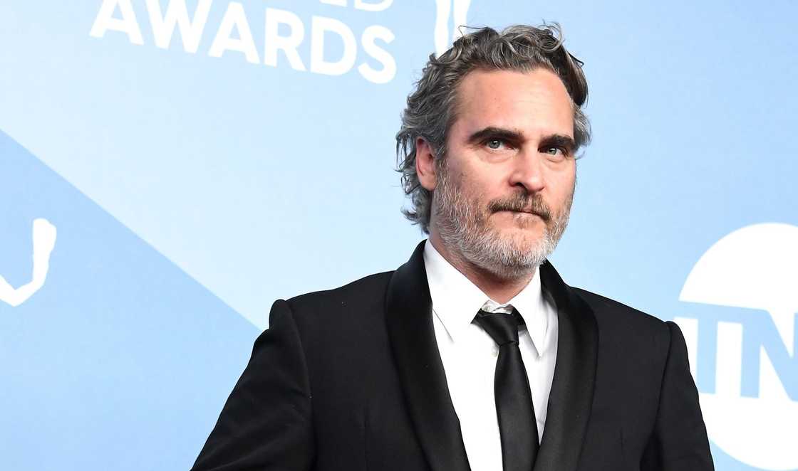 Joaquin Phoenix poses in the press room during the 26th Annual Screen Actors Guild Awards Joaquin Phoenix poses in the press room during the 26th Annual Screen Actors Guild Awards