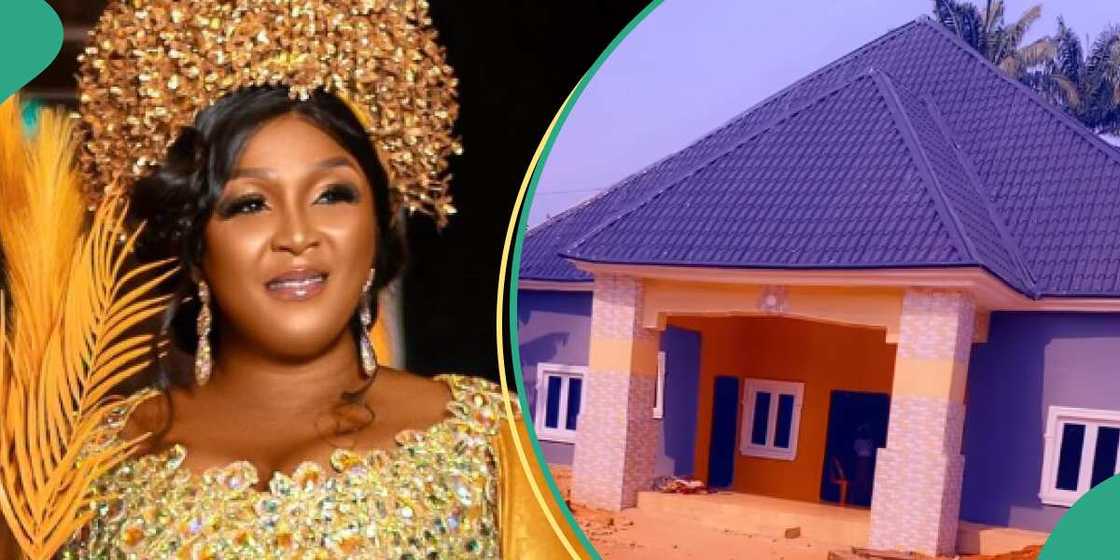 Ruth Eze erect building for mother. Ruth Eze erect building for mother.