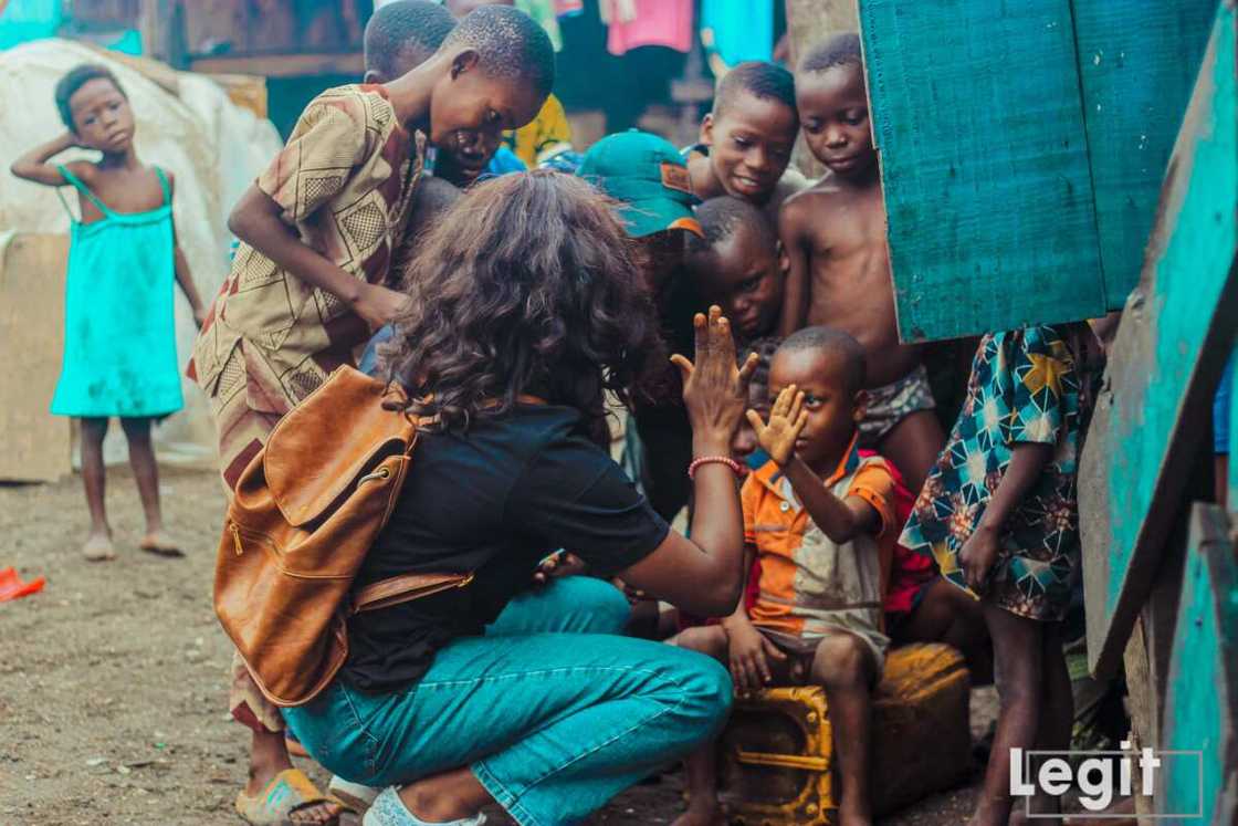 Engagement, people of Makoko, Makoko community, empowerment, period poverty