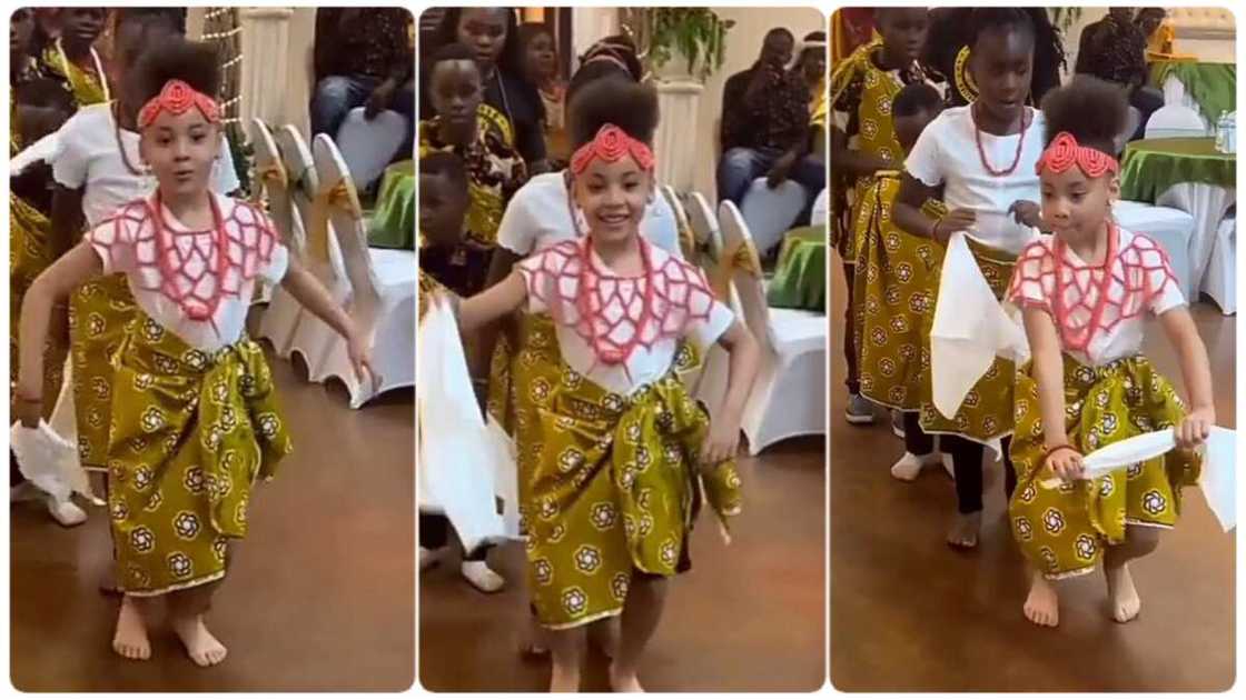 Photo of little girl and her troupe Photo of little girl and her troupe