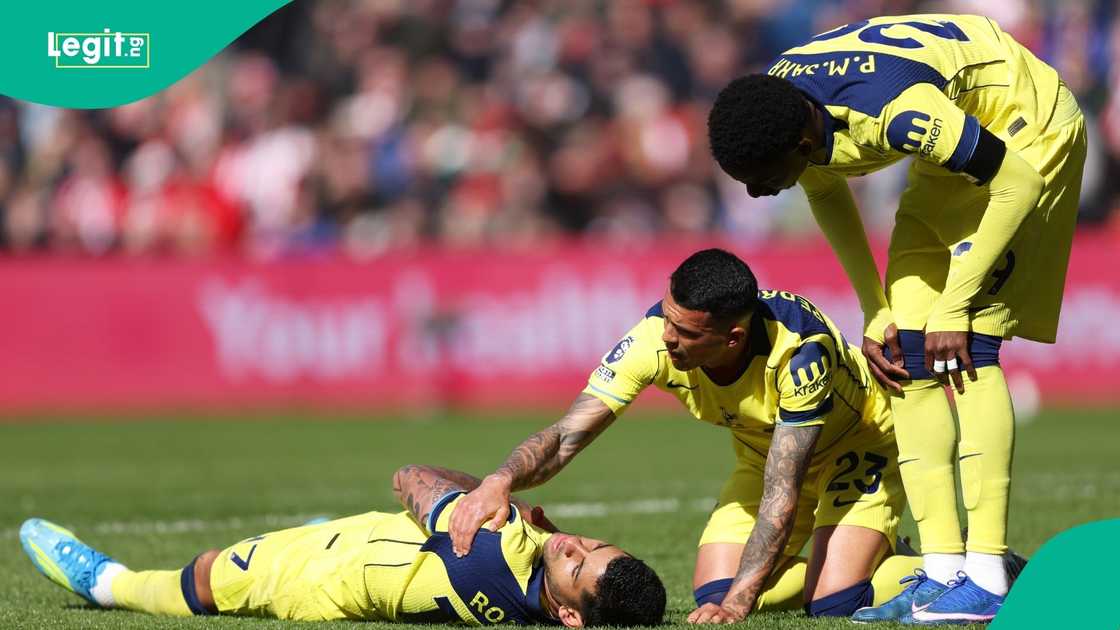 Cristian Romero, Brian Brobbey, Premier League, Sunderland, Tottenham Hotspur, Football. Cristian Romero, Brian Brobbey, Premier League, Sunderland, Tottenham Hotspur, Football.