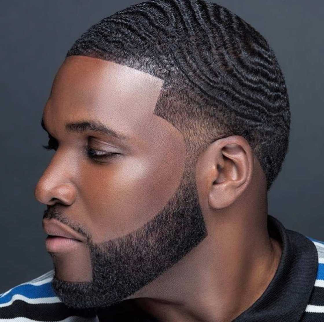 Dark Caesar haircut Dark Caesar haircut